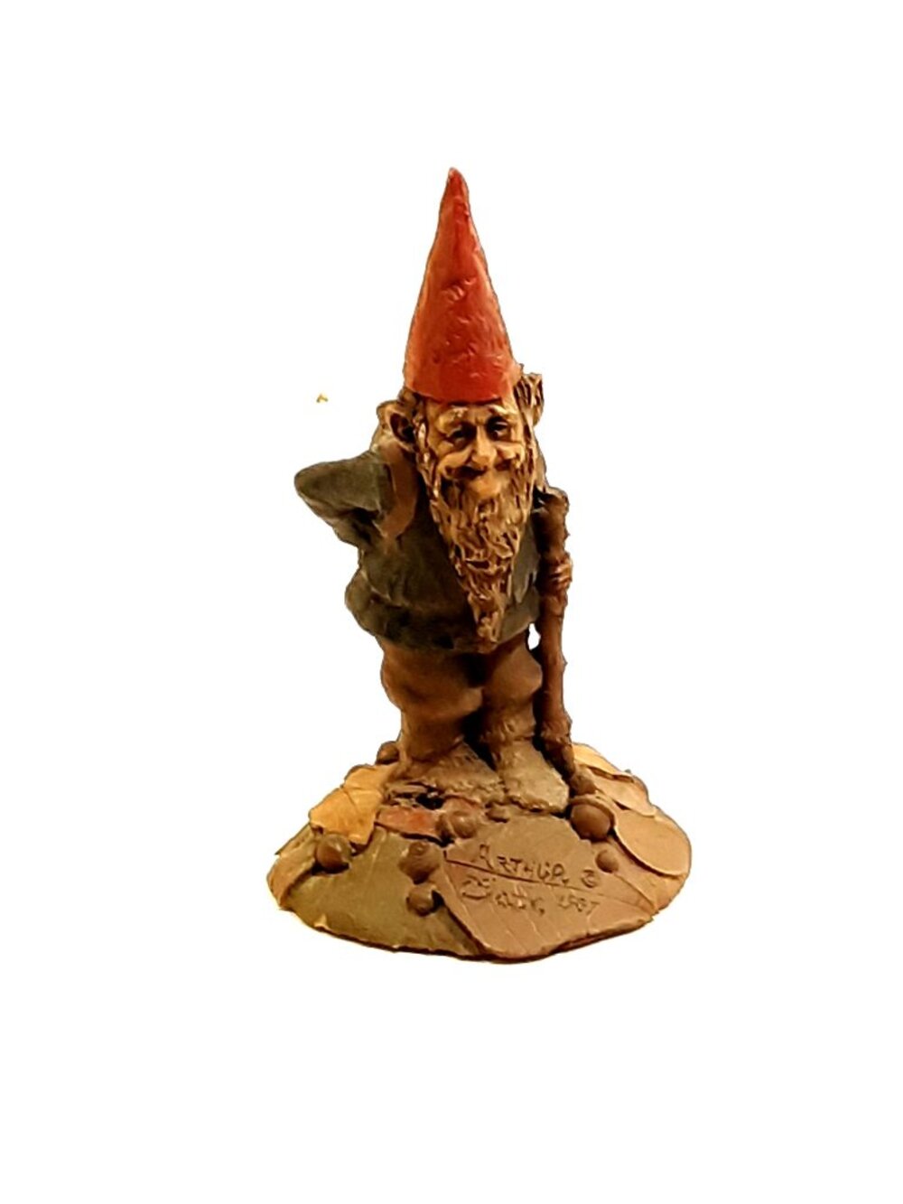 Tom Clark Gnome Arthur (R) Mailman 1987 Cairn Studio #1186 Edition 30